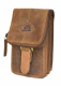 Vintage RV -Gürteltasche XL Save brown Leder